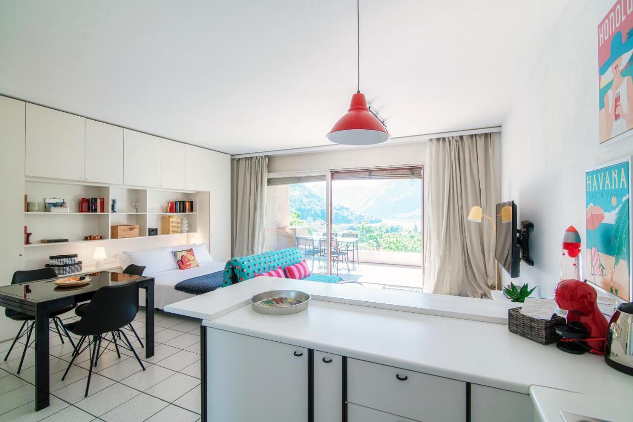 Panoramic Studio By Quokka 360 - Open Space Apartment With Terrace Lugano Bagian luar foto