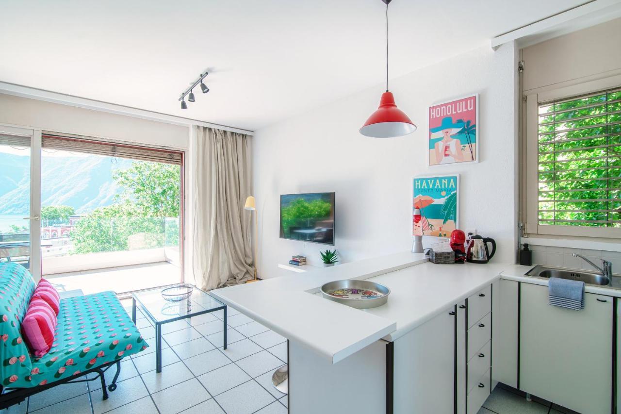 Panoramic Studio By Quokka 360 - Open Space Apartment With Terrace Lugano Bagian luar foto
