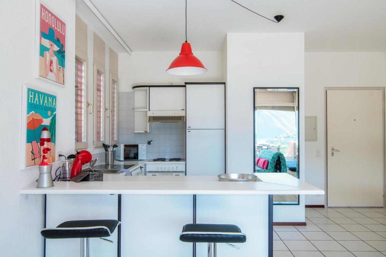 Panoramic Studio By Quokka 360 - Open Space Apartment With Terrace Lugano Bagian luar foto