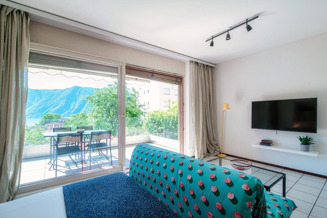 Panoramic Studio By Quokka 360 - Open Space Apartment With Terrace Lugano Bagian luar foto